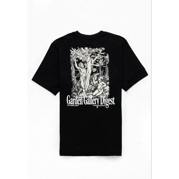 Pacsun Men's Coney Island Picnic Eco Garden Gallery Graphic T-Shirt Black Sz Med - Picture 2 of 8